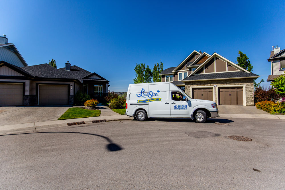 Gas line installation for garage heaters